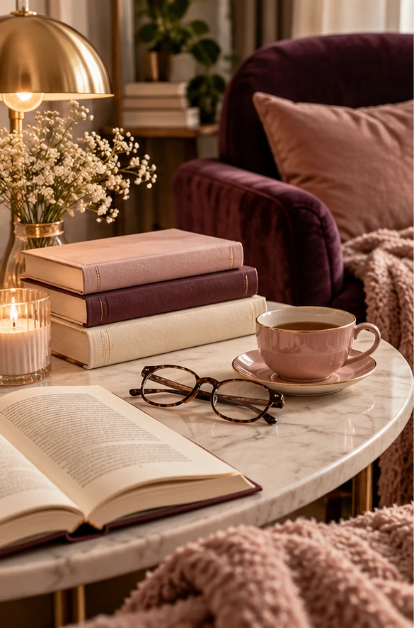 Books & Conversation editorial concept; AI-generated