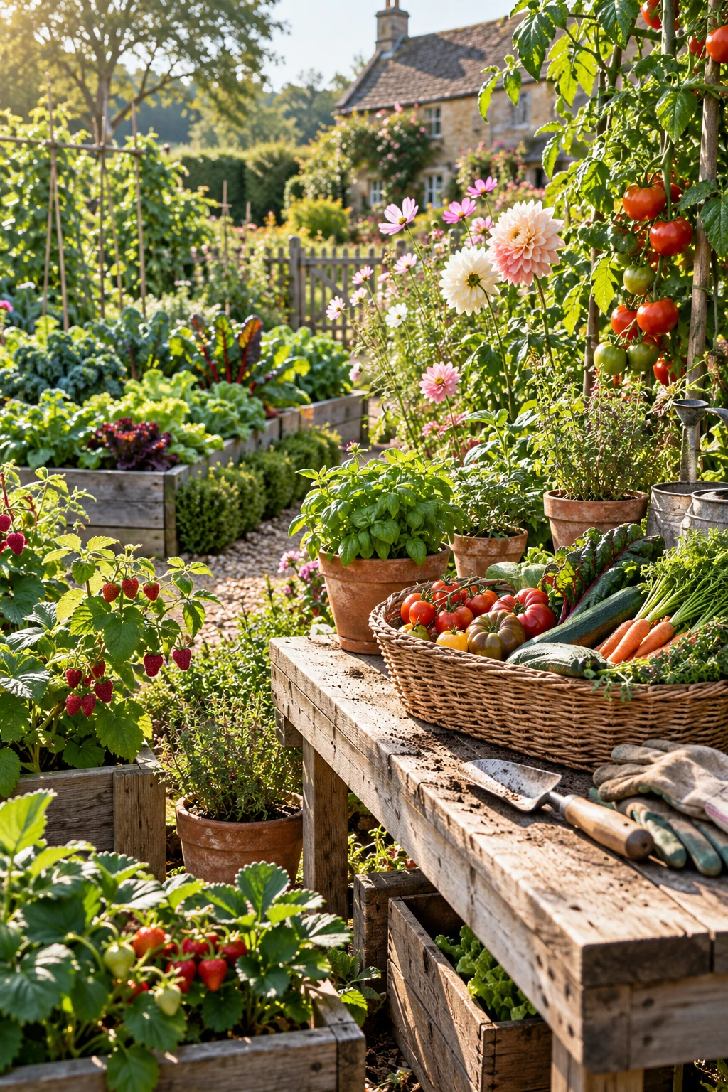 Gardening & Growing editorial concept; AI-generated